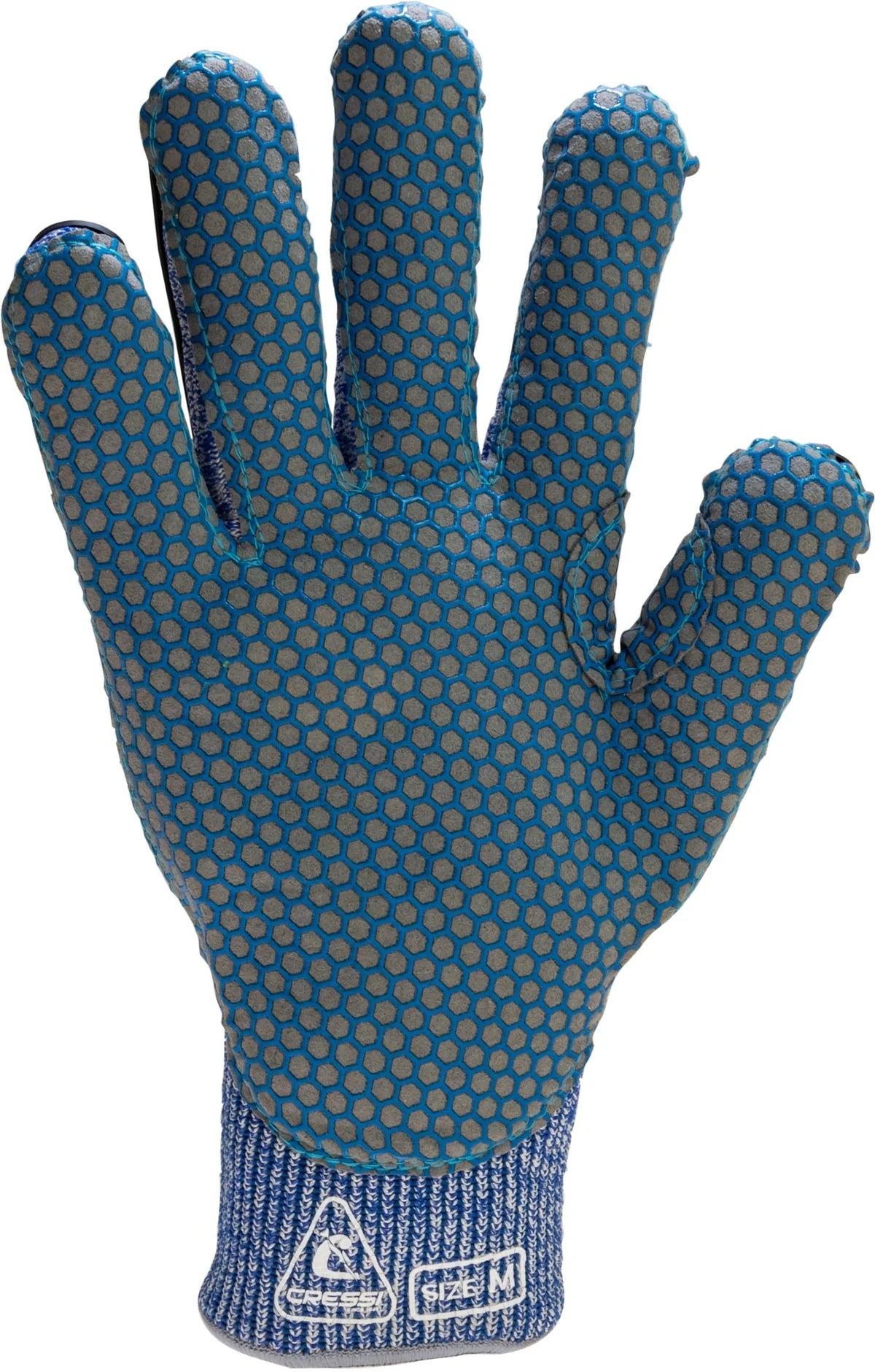 Cressi Hex Grip Handschuh Blue